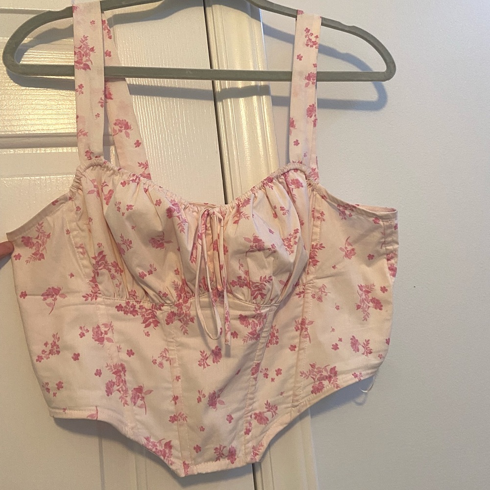 Floral Corset Top